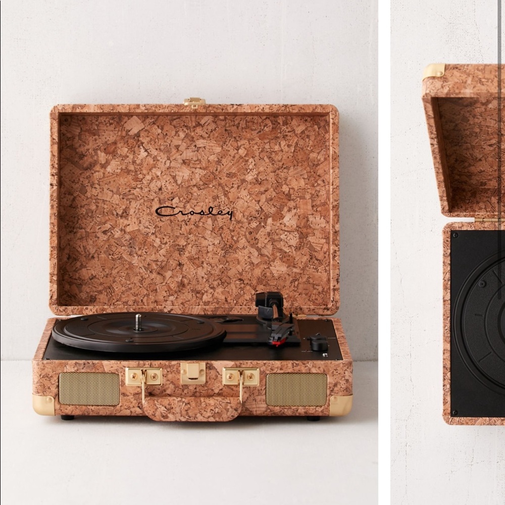 Crosley Cork Turntable with Black Accents